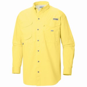 Columbia PFG Bonehead™ Långärmad Tröja Herr Gula (ARYSI9260)